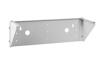 Кронштейн настенный вертикал. NC-3U-V 19дюйм 3U сер. Cabeus 12024c