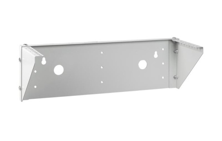 Кронштейн настенный вертикал. NC-3U-V 19дюйм 3U сер. Cabeus 12024c