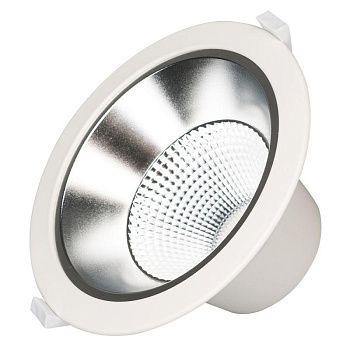 Светильник светодиодный LTD-LEGEND-R230-35W Warm3000 WH 50 deg IP20 металл Arlight 027320(1)
