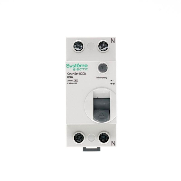 Выключатель дифференциального тока (УЗО) 2п 63А 300мА тип AC City9 Set 230В SE C9R66263