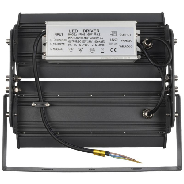 Светильник светодиодный PPI-02 2х50Вт 6500К IP65 ДСП для высоких пролетов Pro+ JazzWay 5016231