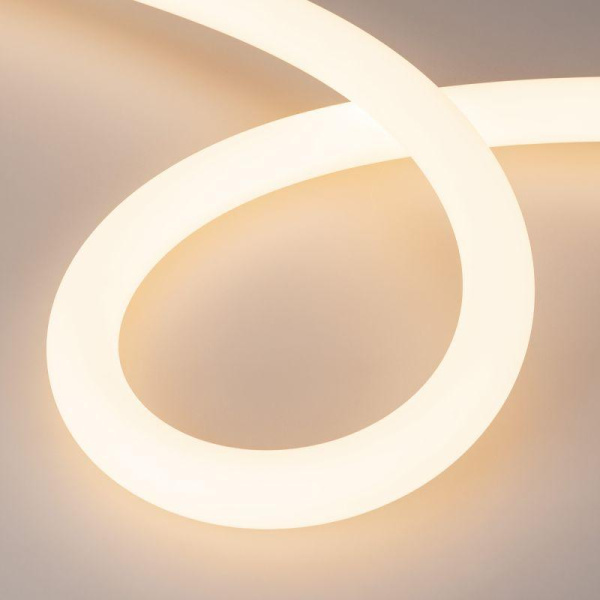 Лента светодиодная MOONLIGHT-TOP-A336-D40mm 24V Warm 2700К 360deg 15Вт/м IP65 2835 wire x1 прямой вывод кабеля герметичная (уп.5м) Arlight 039320