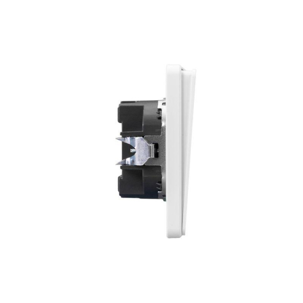 Выключатель 2-кл. СП ROUND MIELE 10А перламутр Kranz KR-78-0706-1