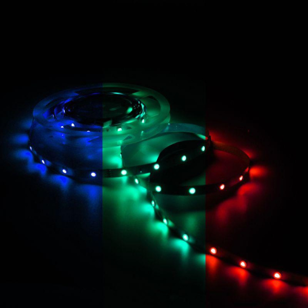 Лента светодиодная Basic 5050/30-SMD 6Вт/м RGB IP20 390лм/м 12В 10мм драйвер (уп.5м) GAUSS BT012