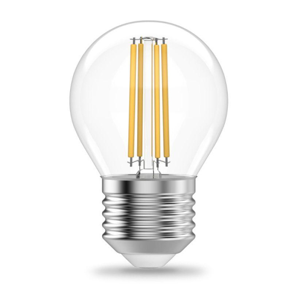 Лампа светодиодная филаментная Filament Elementary 12Вт шар 4100К Е27 750лм GAUSS 52222