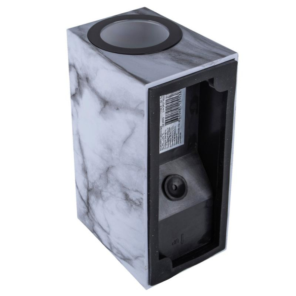 Светильник уличный MARBLE UUL-P42A 2х6Вт IP65 под две лампы GU10 архитектурный накладной корпус мрамор Uniel UL-00011362