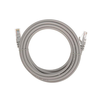 Патч-корд U/UTP CAT 6 RJ45-RJ45 26AWG LSZH сер. 3м Rexant 02-0290-3