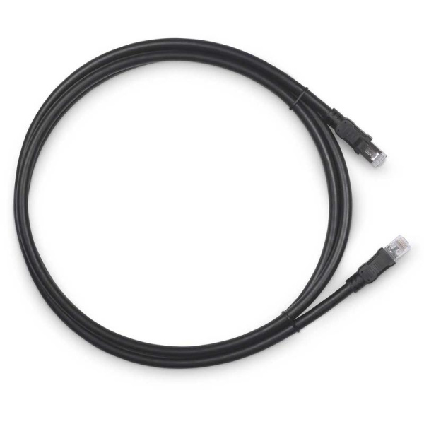 Патч-корд F/UTP кат.6A PC-ARM-FTP-RJ45-Cat.6a-2m-PE 2xRJ45/8p8c экранир. армированный гофрированной стальной лентой РЕ внешн. 2м черн. Cabeus 10139c