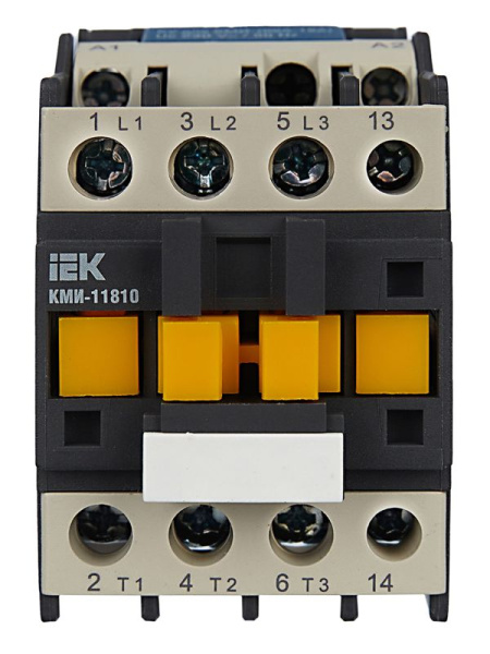 Контактор КМИ-11810 18А 230В/АС3 1НО KARAT IEK KKM11-018-230-10