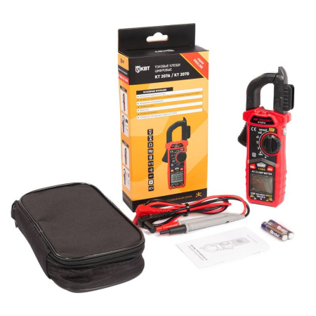Клещи токовые цифровые KT 207А PROLINE КВТ 91919