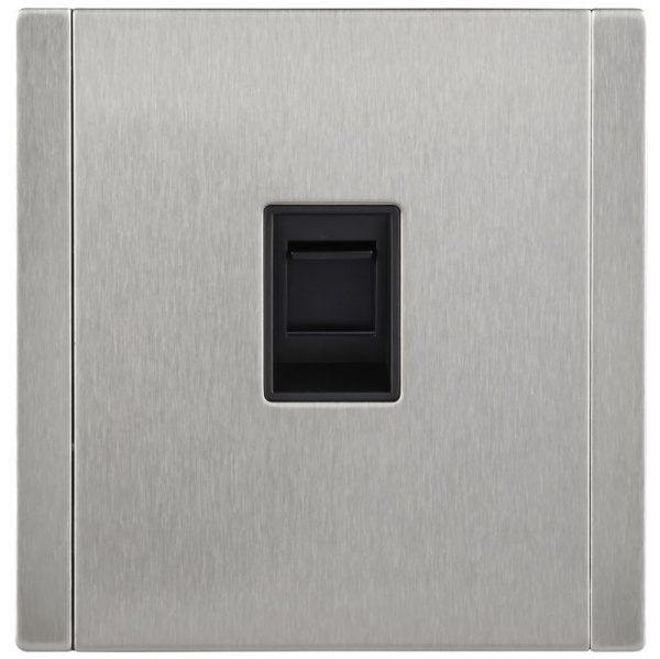 Розетка компьютерная СП FORTE&PIANO FP731M RJ45 кат.6 IP20 никель IEK FP-K10-2-M-K50