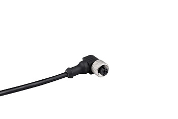 Кабель соединительный 2м с гнездом M12х4 90град. ПВХ IP68 EMAS SKM12P4DXV2