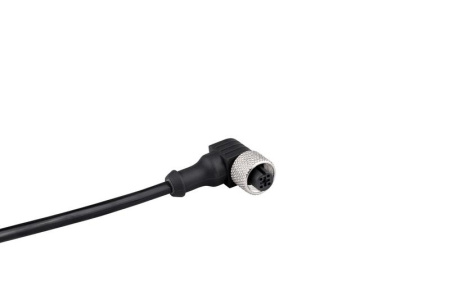 Кабель соединительный 5м с гнездом M12х4 90град. ПВХ IP68 EMAS SKM12P4DXV5