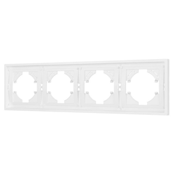 Рамка 4-м FRM-TENDO-PL-4-WH пластик. бел. Arlight 053847