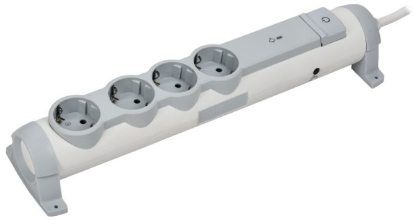 Фильтр сетевой СФ-04К 16А 3м 3х1.5кв.мм бел. COMFORT IEK 694696