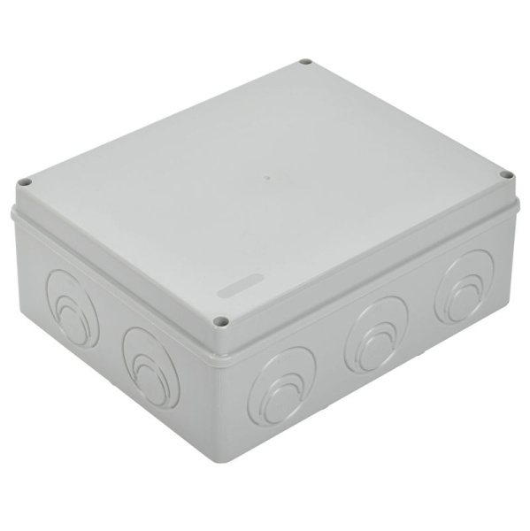 Коробка распаячная ОП 240х195х90 IP55 КМ41272 RAL7035 IEK UKO10-240-195-090-K41-55