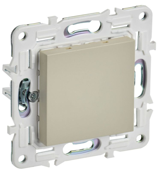 Заглушка с суппортом SKANDY SK-C01B беж. IEK SK-PL10-K10