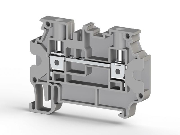 Клеммник на DIN-рейку 4кв.мм 2 ряда перем. сер. AVK 4R Klemsan 0.0.0.3.04390