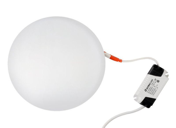 Светильник светодиодный LTL-5040-03 25Вт встраив. с БП бел. Ultraflash 14289