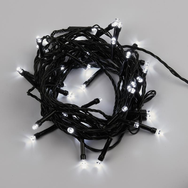 Гирлянда LED ULD-S0500-050/DGA WHITE IP20 5м 50 диодов бел. свет провод зел. Uniel UL-00007305