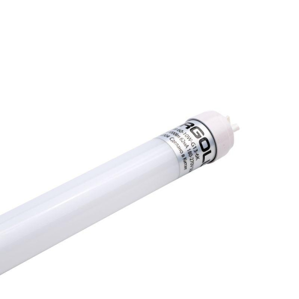Лампа светодиодная LED-Т8-60-10W-G13-6K PRO Т8 10Вт линейная 6500К холод. бел. G13 600мм 172-265В Ergolux 15124