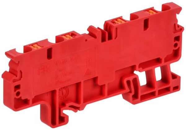 Клемма пружинная Push In CP-MC 4 выв. 4кв.мм красн. ARMAFIX IEK AF-CT22-00-4-K04-004