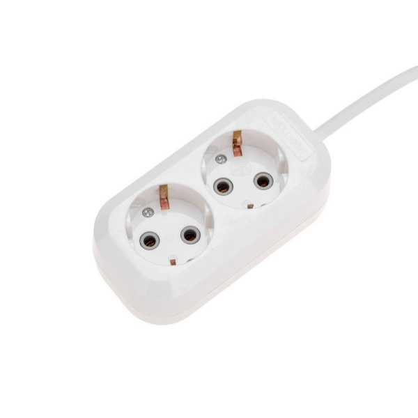 Удлинитель 2х1.5м с заземл. 3х0.75 бел. PROCONNECT 13-4202