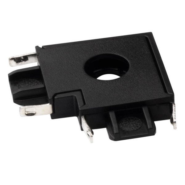 Коннектор L-образный MTR16 CL-BL накладной шинопровод низковольтный черн. JazzWay 5057296