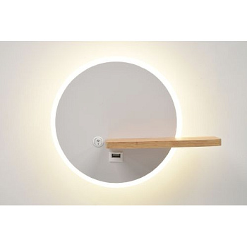 Светильник светодиодный Anastasia 6154-401 LED 22Вт 4000К настен. с выкл. Rivoli Б0066439