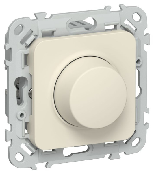 Светорегулятор проходной СП FLITE СС26-5-12-ФлСл TRIAC 550Вт механизм сливочный IEK FI-D23-0550-P-K86