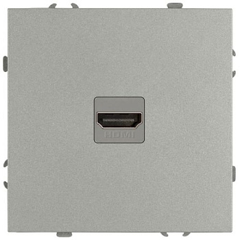Розетка HDMI СП Galaxy 16А IP20 250В алюм. 15-3114-03 Эра Б0070796