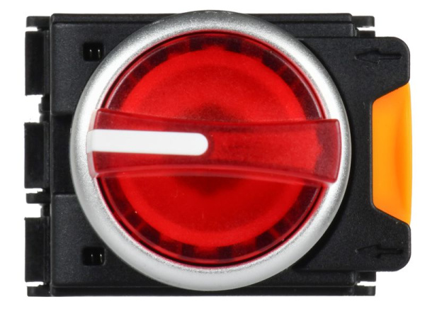 Переключатель 3 полож. 2НО с подсветкой красн. MASTER IEK MI-SW60-20XD-4-14-3-K04