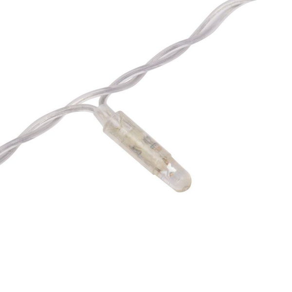 Гирлянда светодиодная "Дождь" 2х6м 768LED тепл. бел. 70Вт 230В IP65 эффект мерцания провод прозр. (партия 2020 - 768LED) Neon-Night 235-386