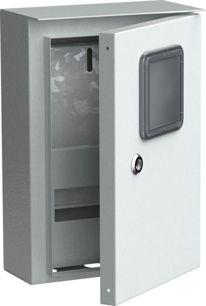 Корпус ЩУРн-1/9 TITAN 370х250х135мм У1 IP54 коттеджный метал. IEK MKM24-N-009-54-ZO