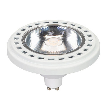 Лампа светодиодная AR111-UNIT-GU10-15W-DIM Day4000 WH 24 deg 15Вт 4000К нейтр. бел. GU10 1100лм 230В метал. Arlight 025628
