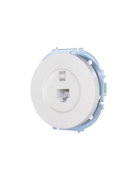 Розетка компьютерная СП OSEN RJ45 кат.6 механизм бел. LEZARD 743-0288-140