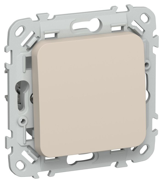 Выключатель 1-кл. СП FLITE ВС11-1-0-ФлЛ 10А механизм льняной IEK FI-V10-0-10-1-K88