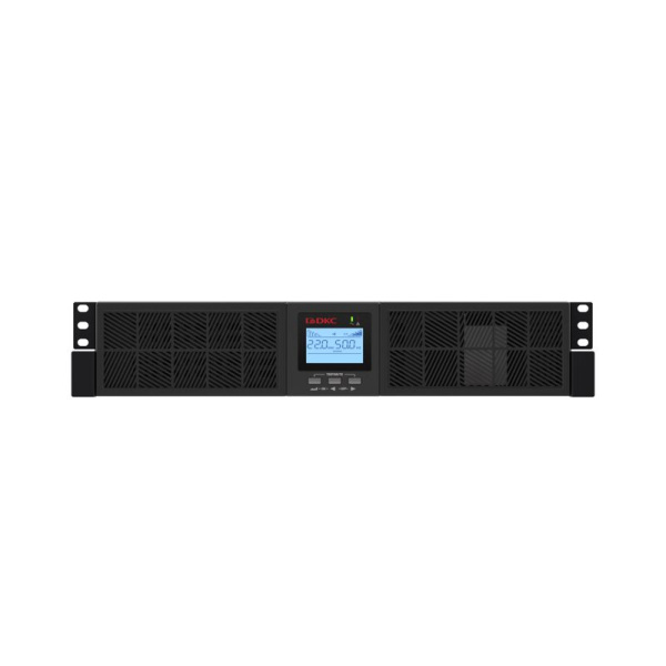 Источник бесперебойного питания онлайн для Small Rackmount 3000В.А/3000Вт 1/1 6хIEC C13 1хIEC C19 EPO USB RS-232 Rack 2U без АКБ 9А.ч DKC SMALLR3A0PI