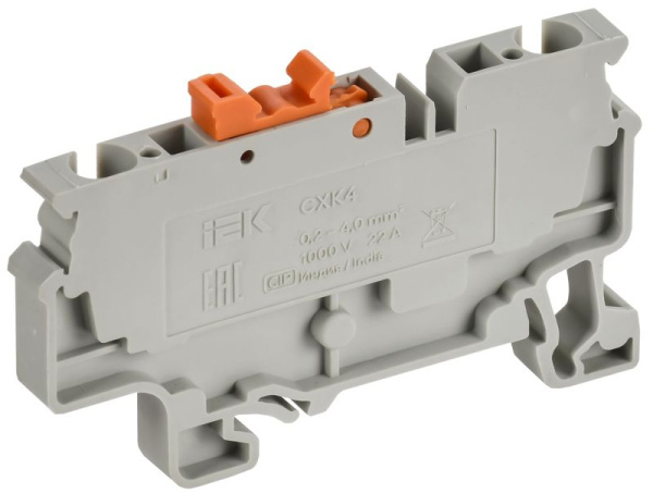 Клемма пружинная с ножевым размыкателем CXK4 ARMAFIX IEK AF-CT45-04-K03-004