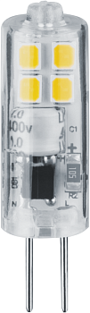 Лампа светодиодная 80 246 NLL-S-G4-2.5-230-4K-NF 2.5Вт капсульная прозрачная 4000К нейтр. бел. G4 190лм 220-240В без пульсаций Navigator 80246