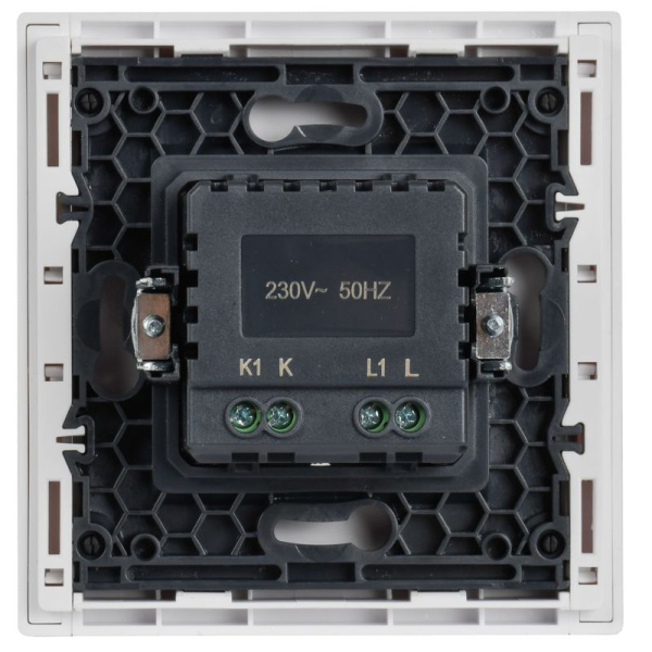 Светорегулятор поворотно-нажимной СП FORTE&PIANO FP254 600Вт бел. IEK FP-D20-0600-K01