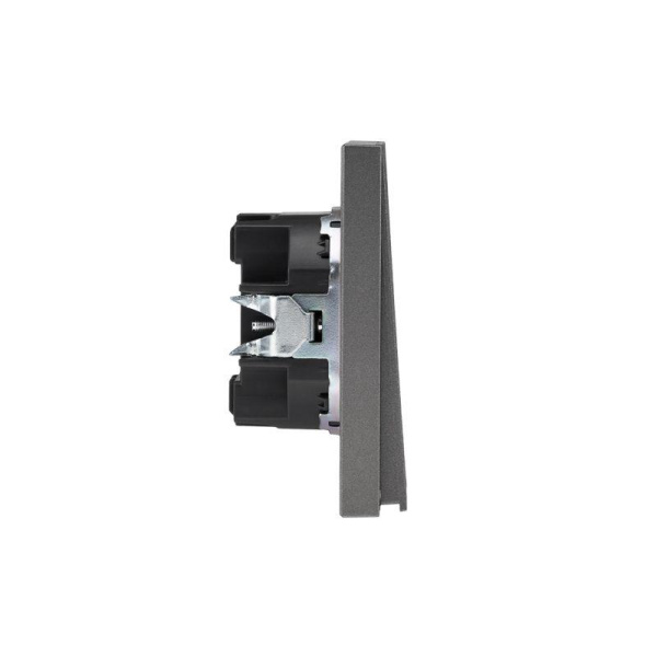 Выключатель 3-кл. СП STRONG 10А IP20 графит Kranz KR-78-0707-6