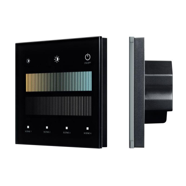 Панель сенсорная SMART-DALI-301-11-1G-4SC-MIX-IN BUS/24В Touch 2.4G IP20 пластик черн. INTELLIGENT ARLIGHT 046550
