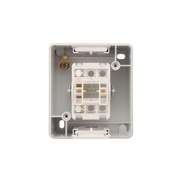 Выключатель 1-кл. ОП INDUSTRIAL IP54 бел. Kranz KR-78-0834