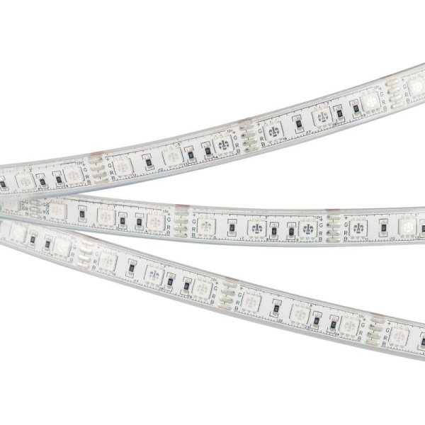 Лента светодиодная RTW-PU-B60-12.5mm 12V RGB 14.4Вт/м IP68 Wire 2м герметичная (уп.5м) Arlight 029599(3)