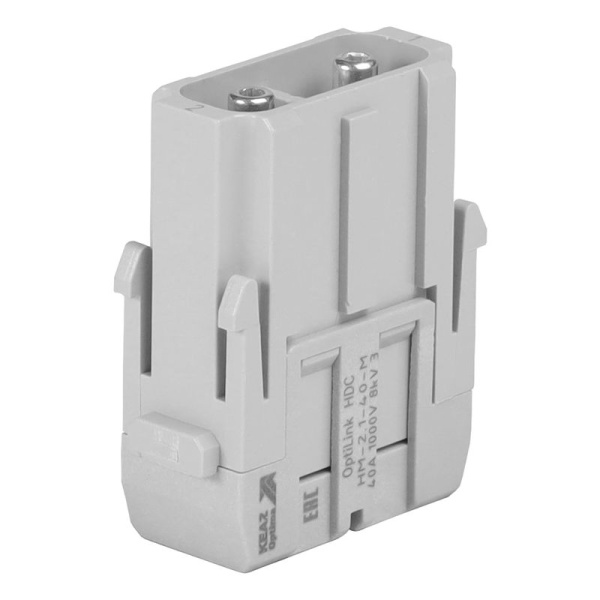 Вилка OptiLink HDC-HM-2.1-40-M-(2.5-8) 1000В КЭАЗ 366454