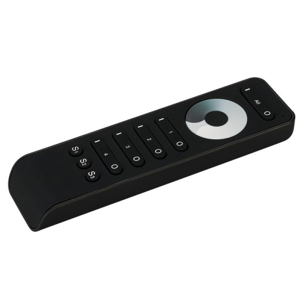 Пульт SMART-R33-DIM 4 зоны 2.4G IP20 пластик черн. Arlight 025030