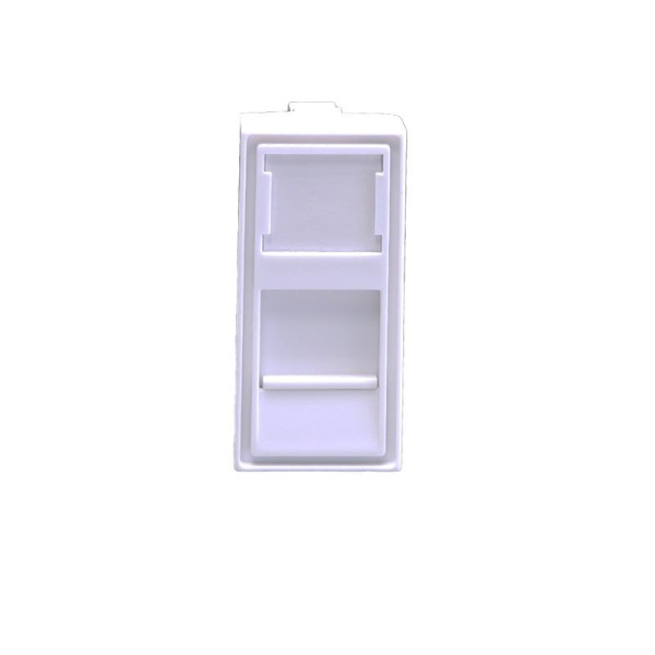 Панель лицевая 1 порта 45х225 Keystone шторка (DIY) SUPRLAN 10-0319-1