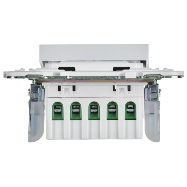 Кнопка звонка SKANDY 10А SK-V17W для отелей с индикацией арктич. бел. IEK SK-V14-2-10-K01