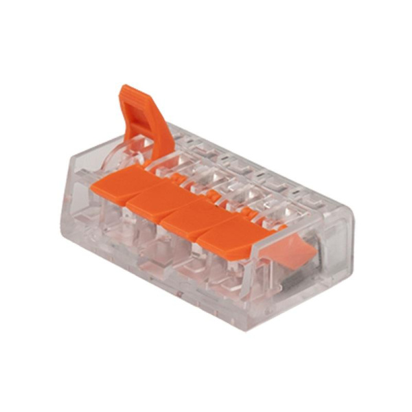Клемма монтажная рычажного соединения PTC-5P 221-415 450В 32А 0.14-4.0кв.мм JazzWay 5050945